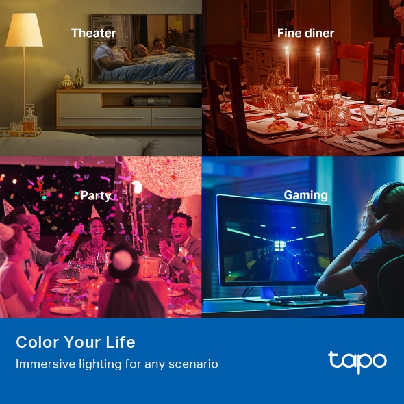 TP Link TAPO L530E WiFi Multicolour Bulb - Image 7